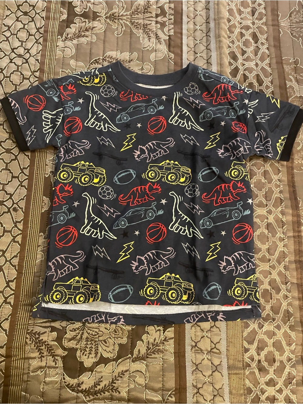 Garanimals Kids Dino & Trucks Graphic Tee - Navy